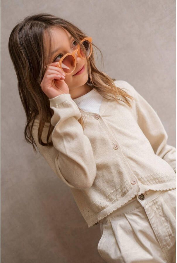 LIKE FLO Meisjes Truien & Vesten Derby Flo Cardigan Creme - Foto 6