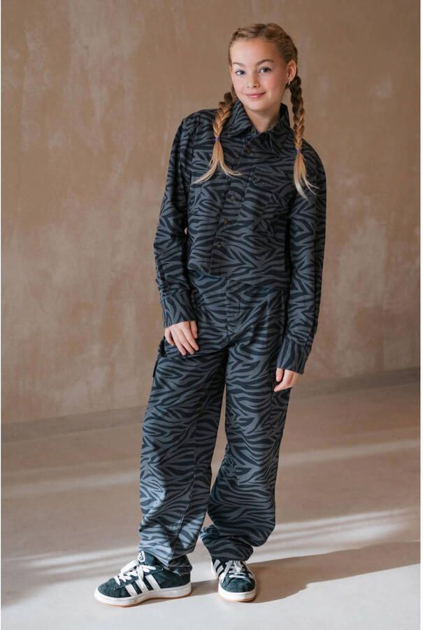 LIKE FLO Meisjes Broeken Fiene Flo Pants Donkergrijs - Foto 5