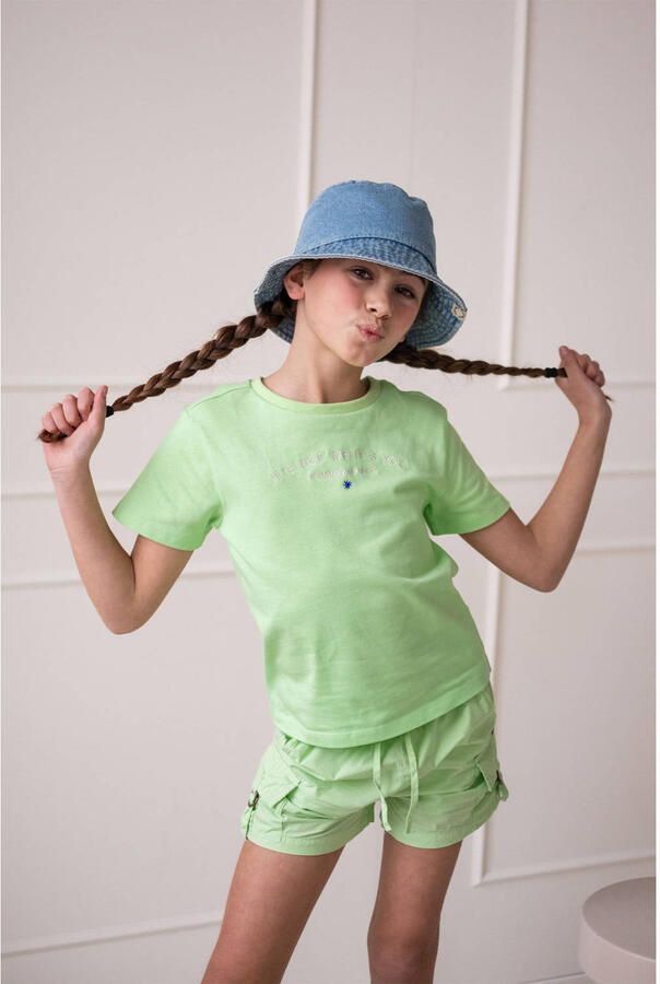 LIKE FLO Meisjes Broeken Fergie Flo Cargo Short Lime - Foto 5