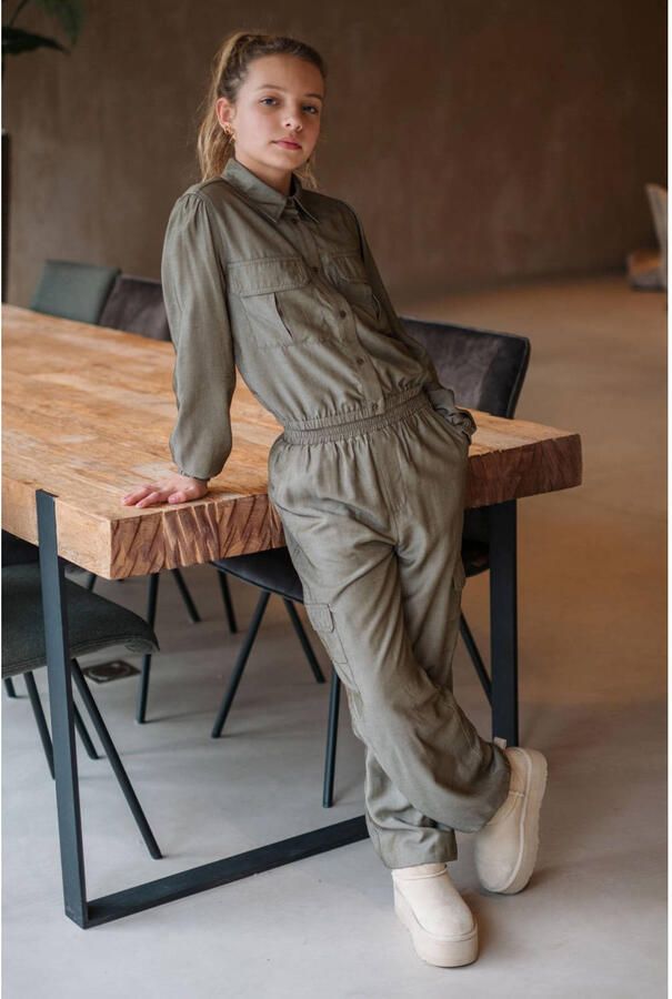 Like Flo Young casual broek groen