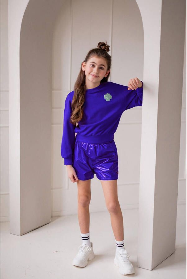 LIKE FLO Meisjes Broeken Fayetto Flo Short Blauw - Foto 5