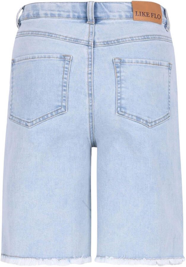 Like Flo Young denim relaxed regular waist short light blue denim - Foto 2