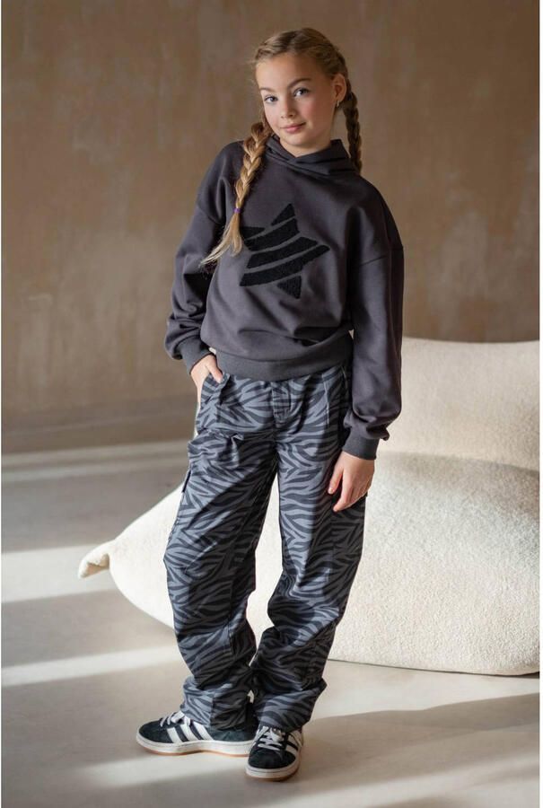 LIKE FLO Meisjes Broeken Fiene Flo Pants Donkergrijs - Foto 3