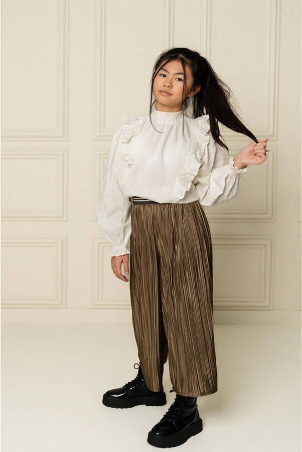 Like Flo Young loose fit broek Fenni koffiebruin - Foto 2