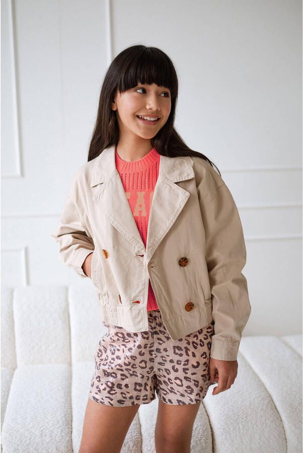 LIKE FLO Meisjes Truien & Vesten Diana Flo Spencer Koraal - Foto 4