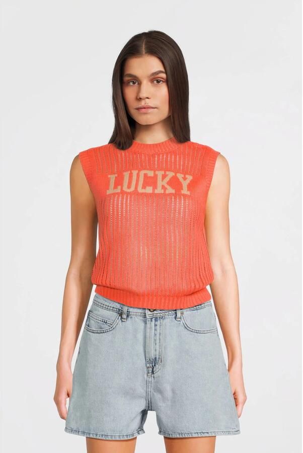 LIKE FLO Meisjes Truien & Vesten Diana Flo Spencer Koraal - Foto 2