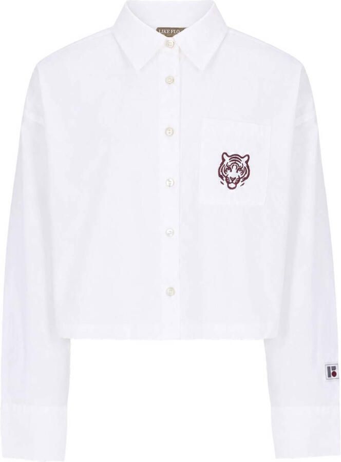 Like Flo Young rechtvallende blouse wit