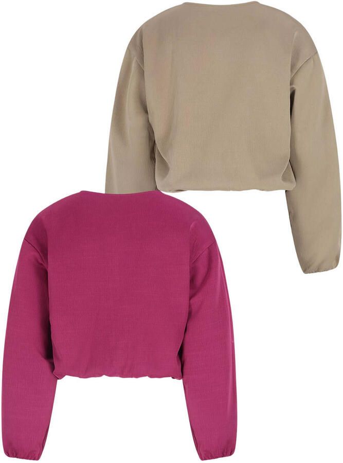 Like Flo Young reversible jas lente bruin - Foto 2