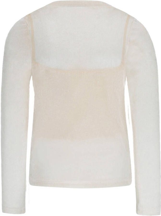 Like Flo Young semi-transparante blousetop beige - Foto 2