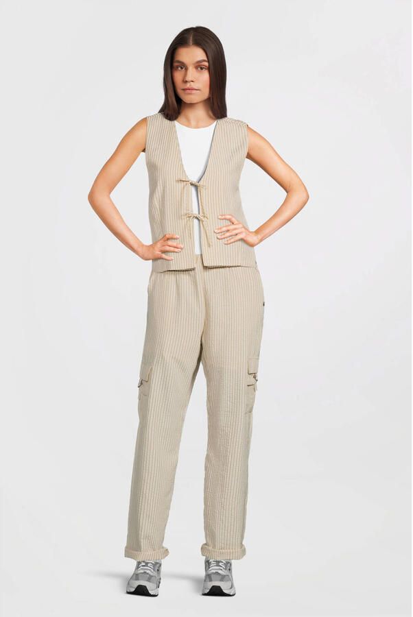 LIKE FLO Meisjes Broeken Fever Flo Cargo Pants Ecru - Foto 6