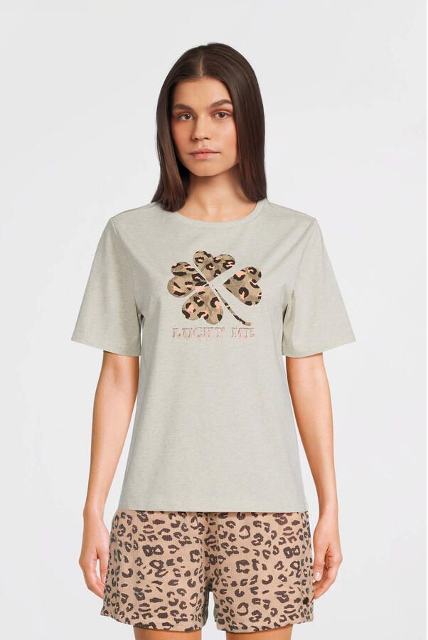 LIKE FLO Meisjes Tops & T-shirts Ease Fo Shirt Gebroken Wit - Foto 6