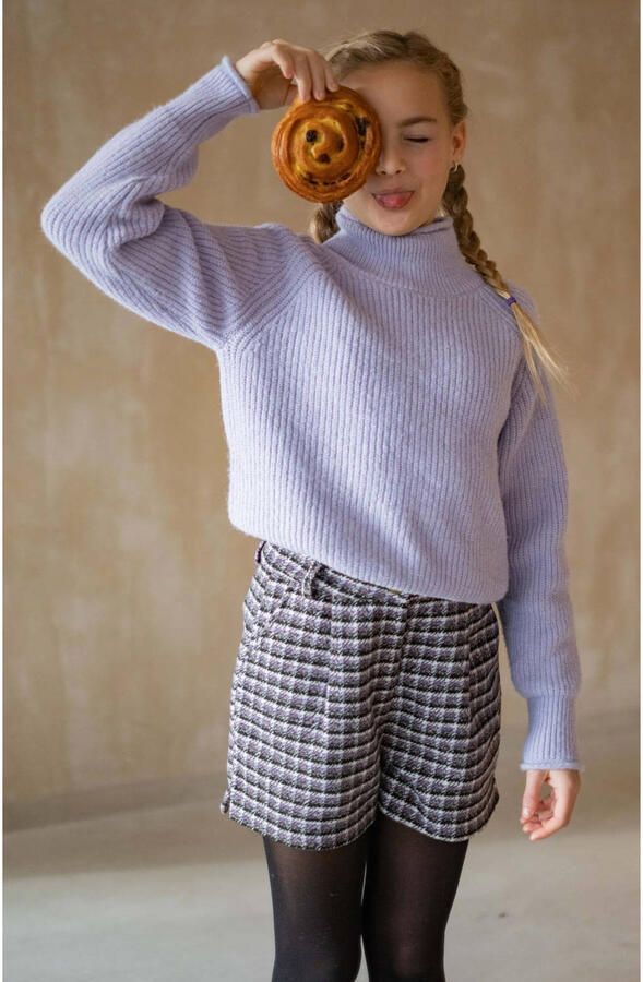 LIKE FLO Meisjes Truien & Vesten Daisy Flo Knit Lila - Foto 5