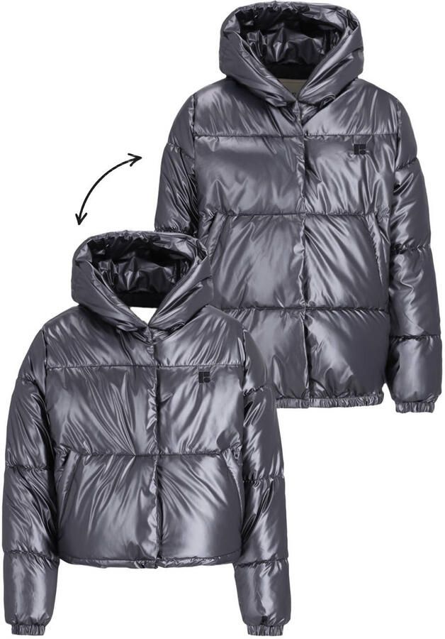 Like Flo Young winterjas zilver