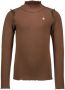 Like Flo longsleeve met ruches bruin - Thumbnail 1