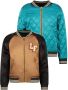 Like Flo reversible gewatteerde tussenjas met printopdruk bruin zwart - Thumbnail 1