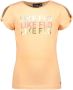Like Flo T-shirt met printopdruk oranje Meisjes Polyester Ronde hals Printopdruk 116 - Thumbnail 1