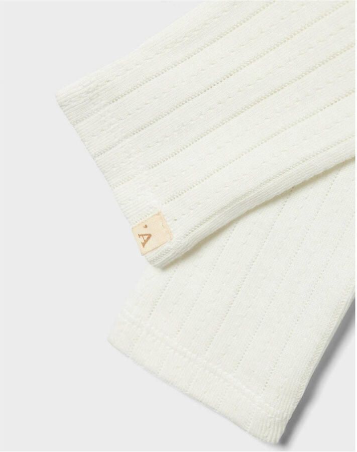 LIL' ATELIER BABY broek NBFRACHEL offwhite Wit Meisjes Katoen Effen 62 - Foto 2