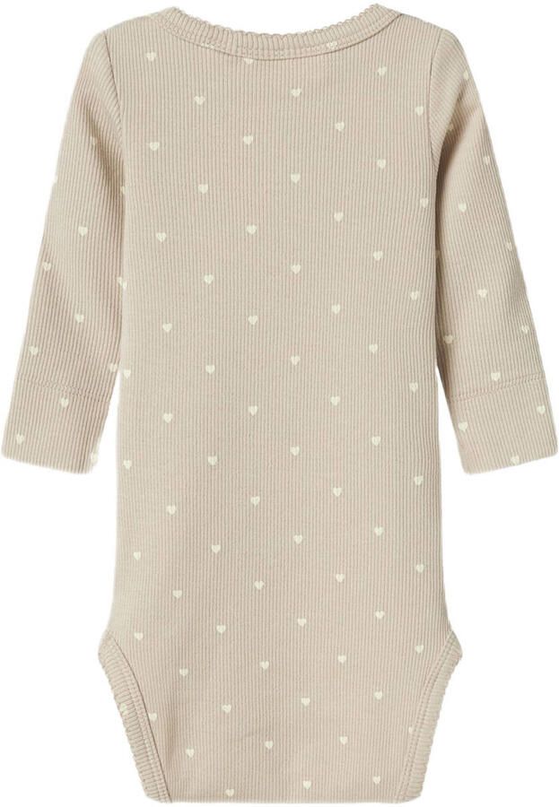 LIL' ATELIER Baby Rompers Nbfgago Ls Slim Body Lil Noos Lichtroze - Foto 4