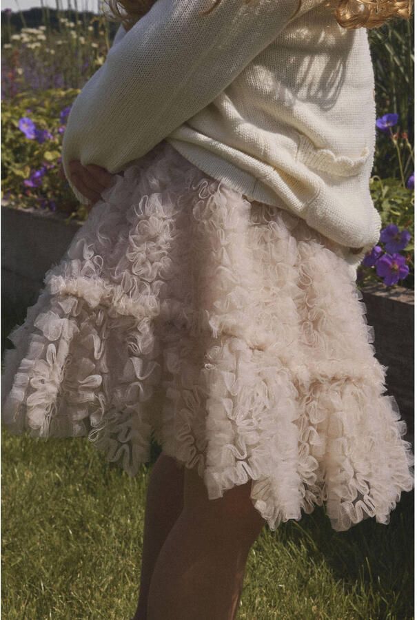 LIL' ATELIER Meisjes Rokken Nmffauna Tulle Skirt Lil Ecru - Foto 6