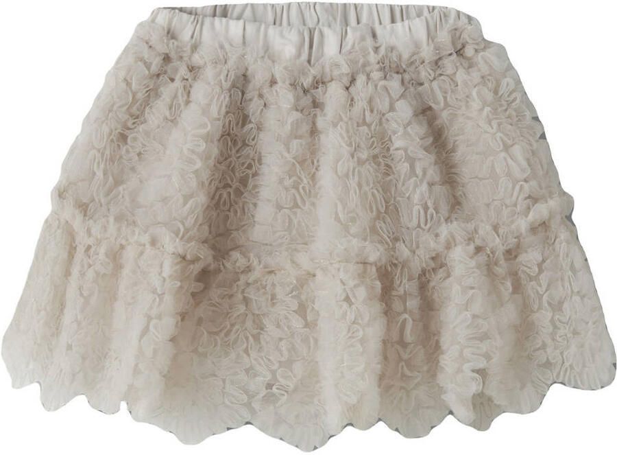 LIL' ATELIER Meisjes Rokken Nmffauna Tulle Skirt Lil Ecru - Foto 4