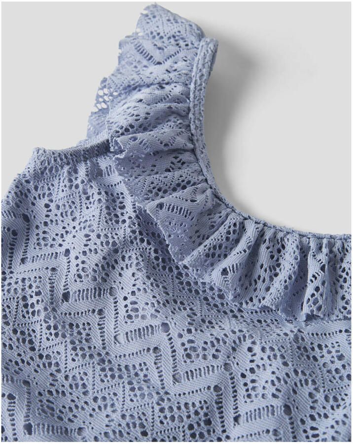 LIL' ATELIER Meisjes Zwemkleding Nmffeline Swimsuit Lil Lichtblauw - Foto 5