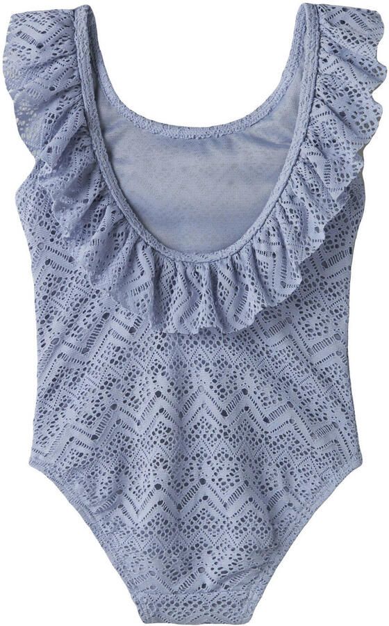 LIL' ATELIER Meisjes Zwemkleding Nmffeline Swimsuit Lil Lichtblauw - Foto 6