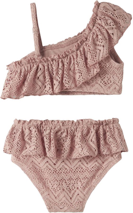 LIL' ATELIER Meisjes Zwemkleding Nmffeline Swim Set Lil Roze - Foto 6