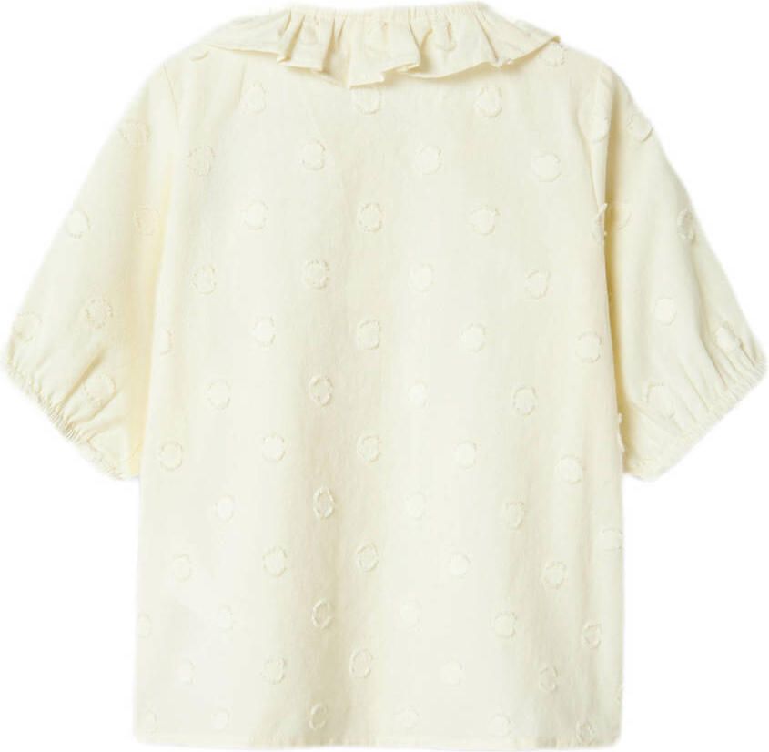 LIL' ATELIER Meisjes Blouses Nmffranny Ss Loose Shirt Lil Beige - Foto 3