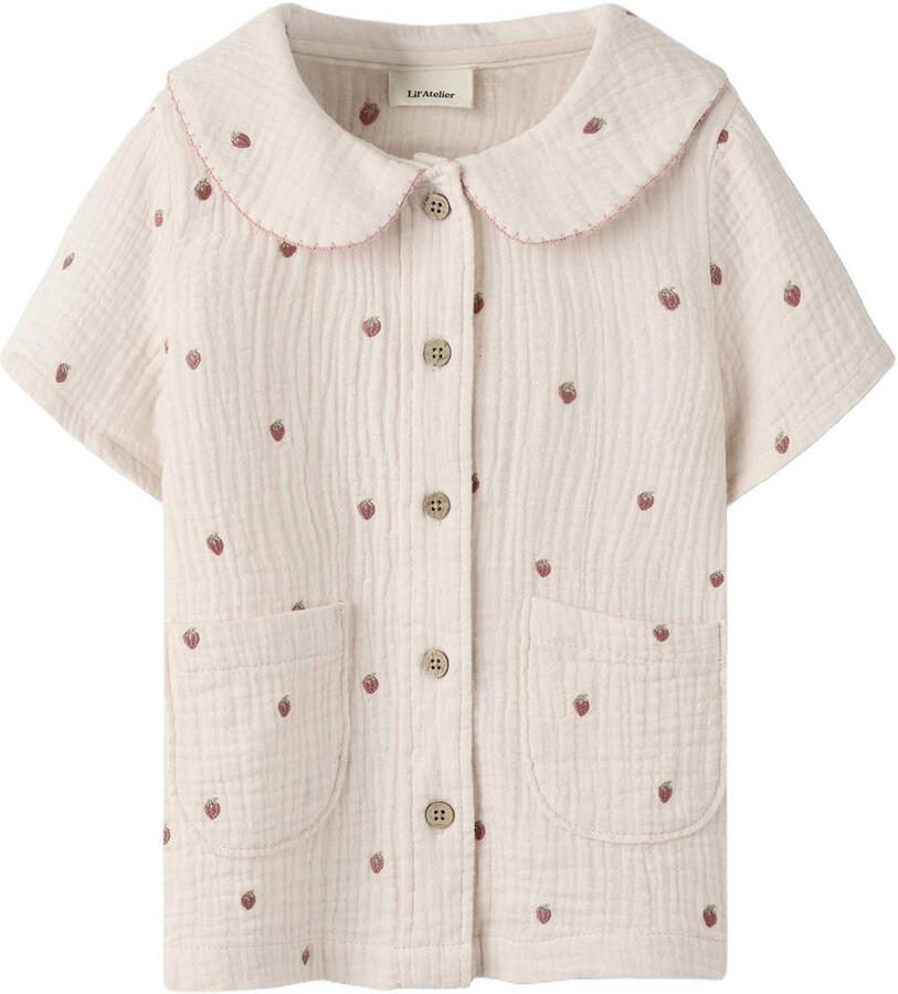 LIL' ATELIER MINI blouse lichtroze