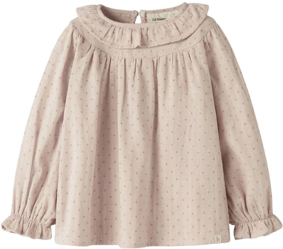 LIL' ATELIER MINI blousetop lichtroze - Foto 2