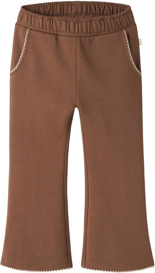 LIL' ATELIER Meisjes Broeken Nmfkilano Rub Sweat Bootcut Pant Lil Bruin - Foto 3