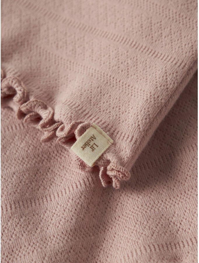 LIL' ATELIER MINI bootcut casual broek roze - Foto 2
