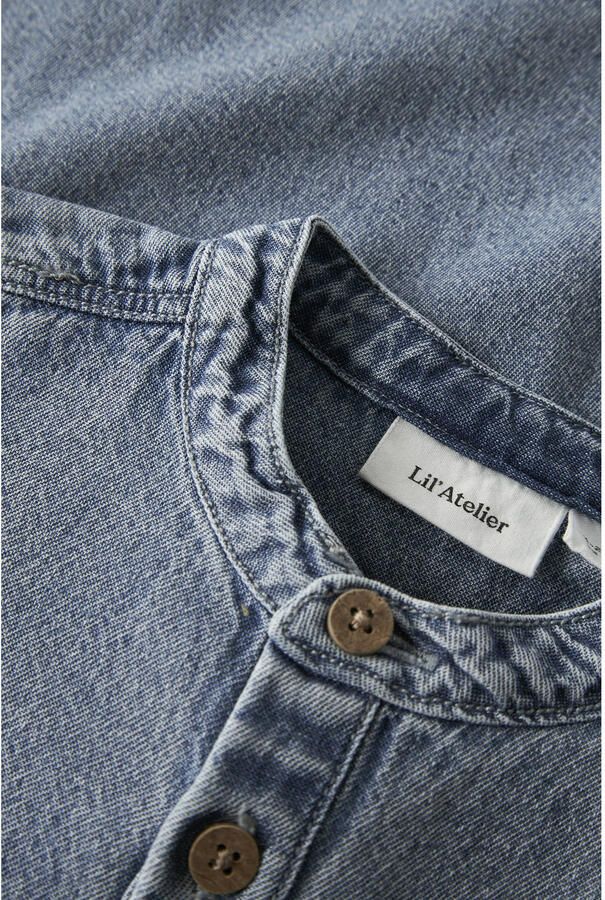 LIL' ATELIER Jongens Overhemden Nmmtaya Ls Loose Dnm Shirt Lichtblauw - Foto 7