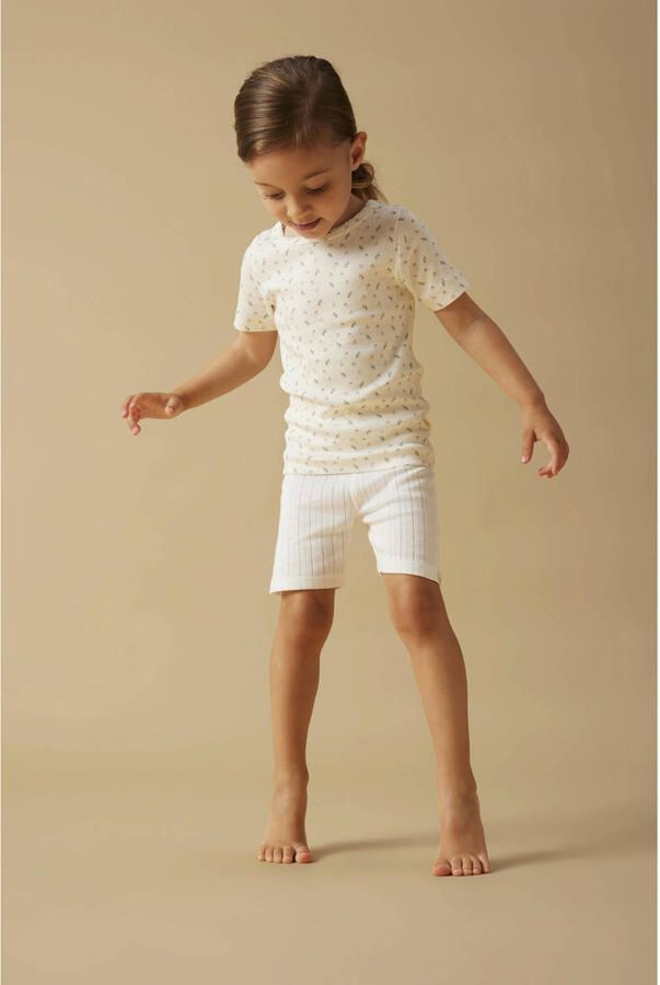 LIL' ATELIER MINI gebloemde T-shirt wit - Foto 3