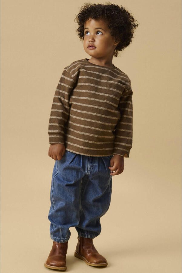LIL' ATELIER Jongens Truien & Vesten Nmmoby Ls Loose Top Lil Bruin - Foto 2