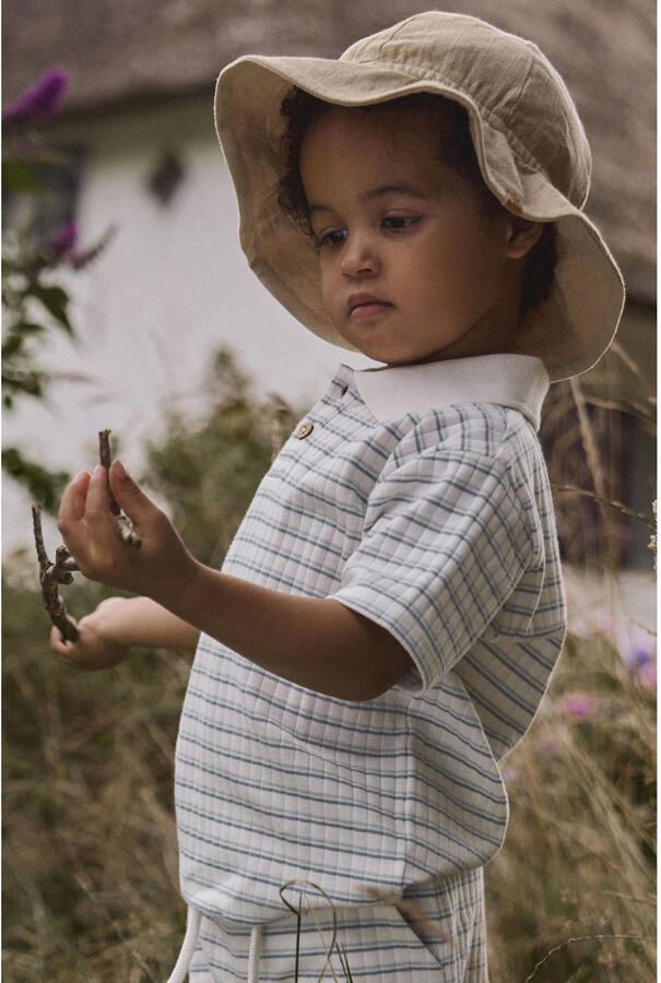 LIL' ATELIER Jongens Polo's & T-shirts Nmmhaldur Ss Loose Polo Lil Gebroken Wit - Foto 6