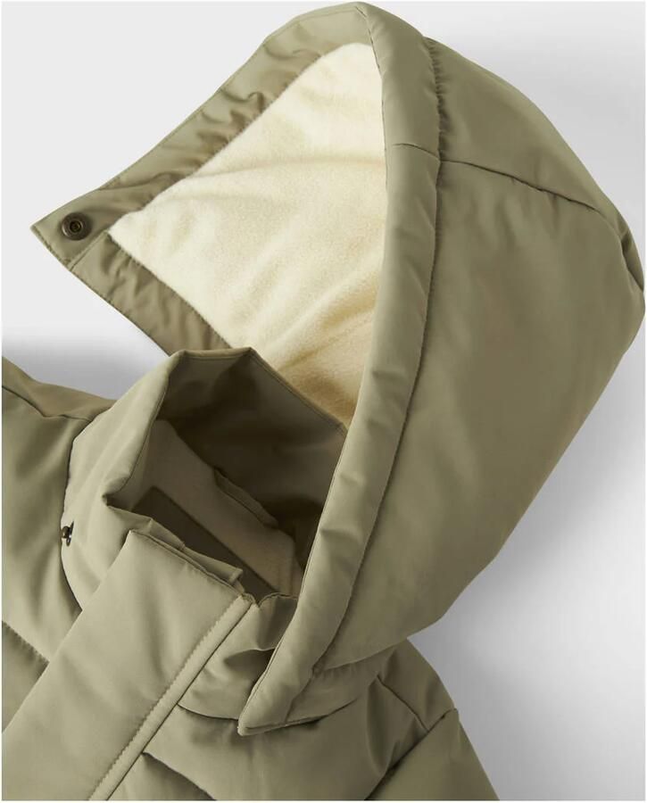 LIL' ATELIER Jongens Jassen Nmmlamedow03 Puffer Long Jkt Fo Lil Khaki - Foto 4