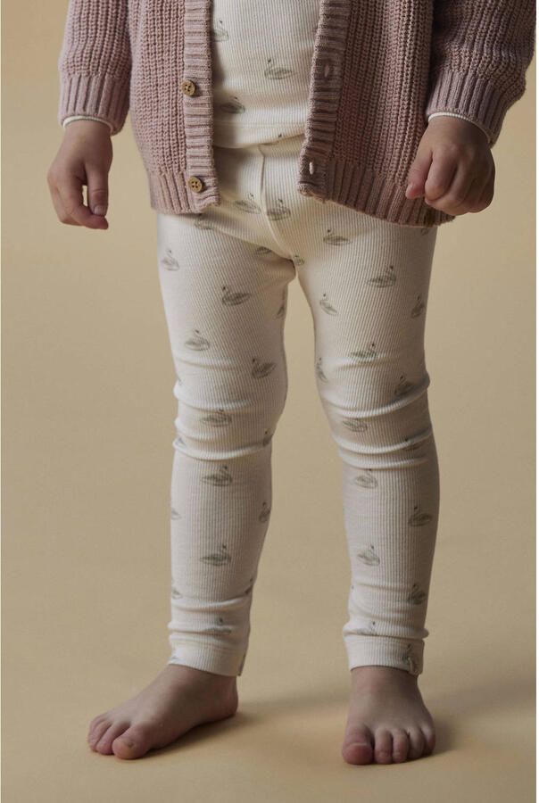 LIL' ATELIER Meisjes Broeken Nmfgavo Efi Slim Leffing Lil Noos Ecru - Foto 5