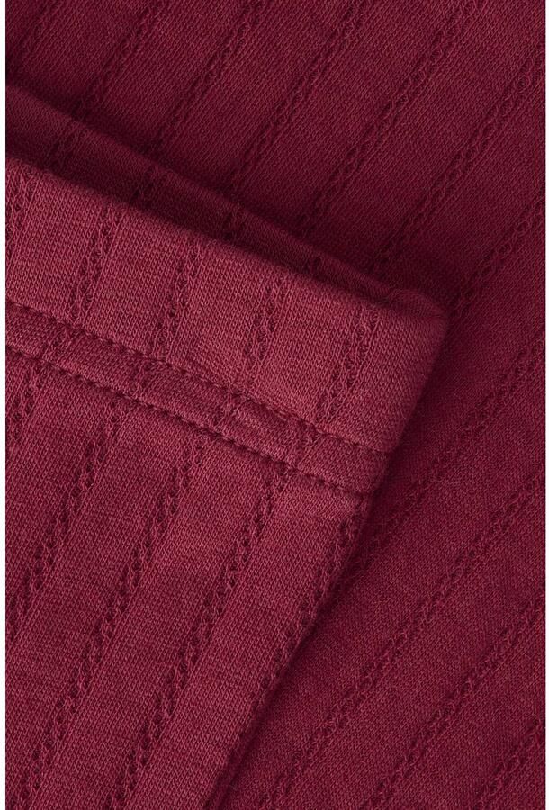 LIL' ATELIER MINI jacquard flared legging rood Broek Meisjes Katoen Effen - Foto 2