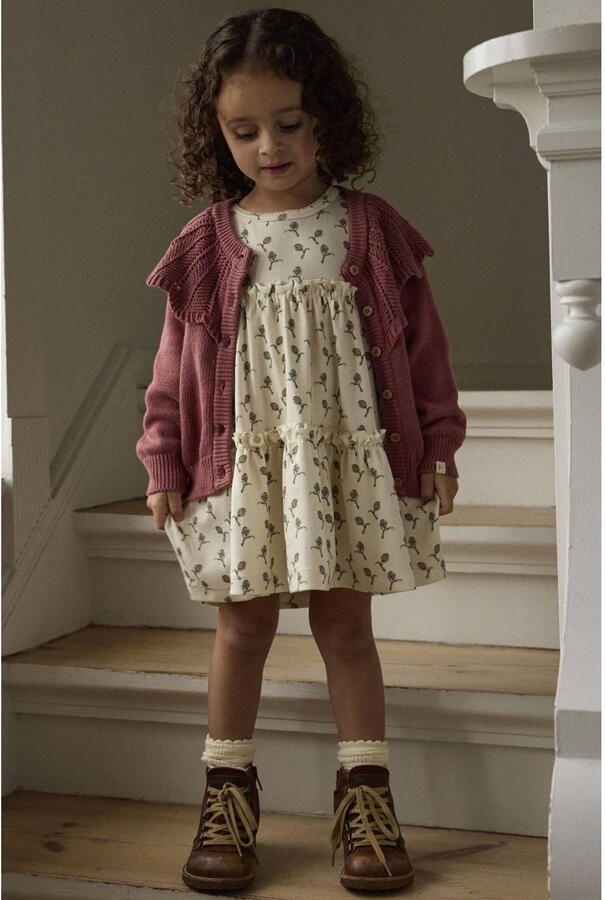 LIL' ATELIER Meisjes Truien & Vesten Nmfnoda Ls Knit Card Lil Roze - Foto 2