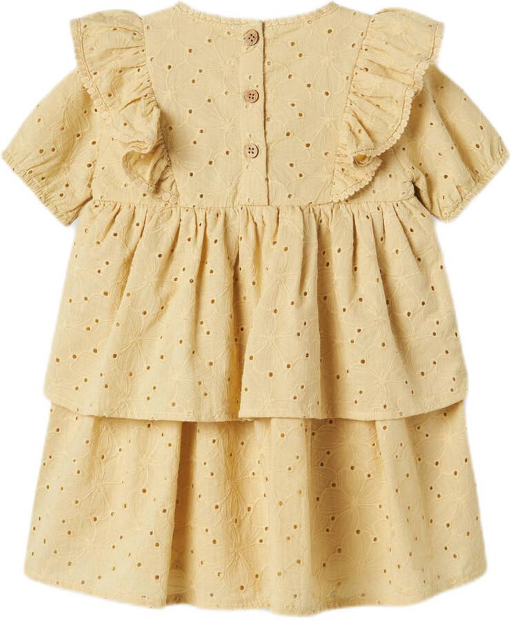LIL' ATELIER Meisjes Jurken Nmffabioli Ss Loose Dress Lil Geel - Foto 4