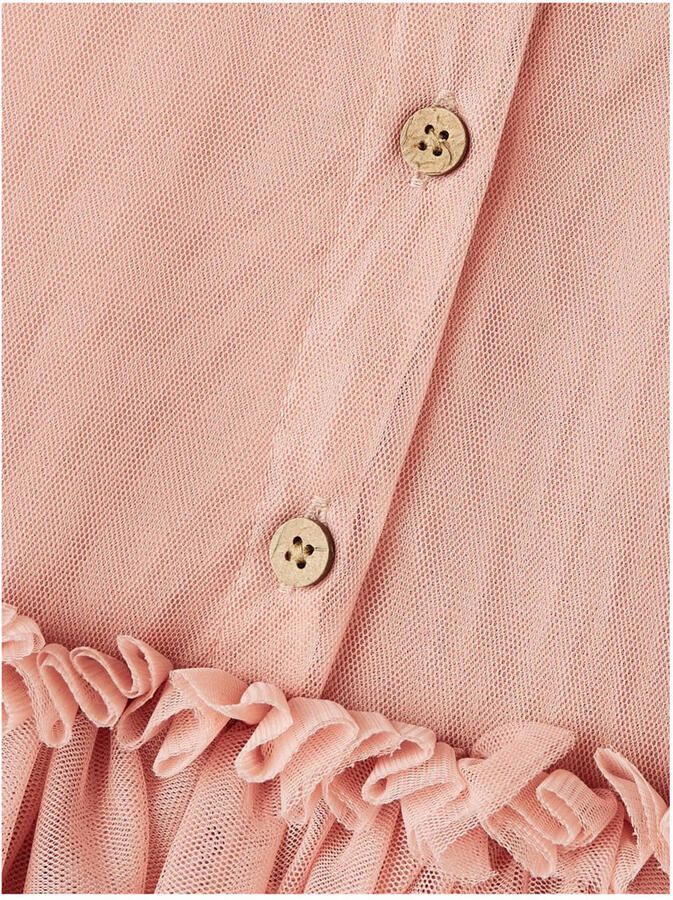 LIL' ATELIER Meisjes Jurken Nmfliberty Ss Tulle Dress Lil Lichtroze - Foto 4