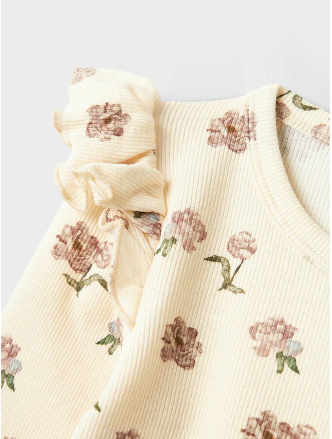 LIL' ATELIER Meisjes Tops & T-shirts Nmfgavo Eko Ls Slim Top Lil Noos Beige - Foto 3