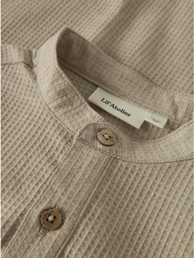 LIL' ATELIER Jongens Truien & Vesten Nmmdasher Ls Loose Shirt Lil Zand - Foto 4