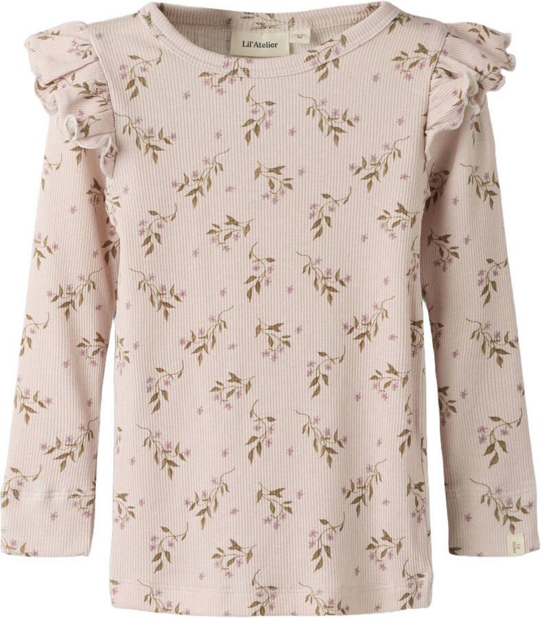 LIL' ATELIER MINI longsleeve roze