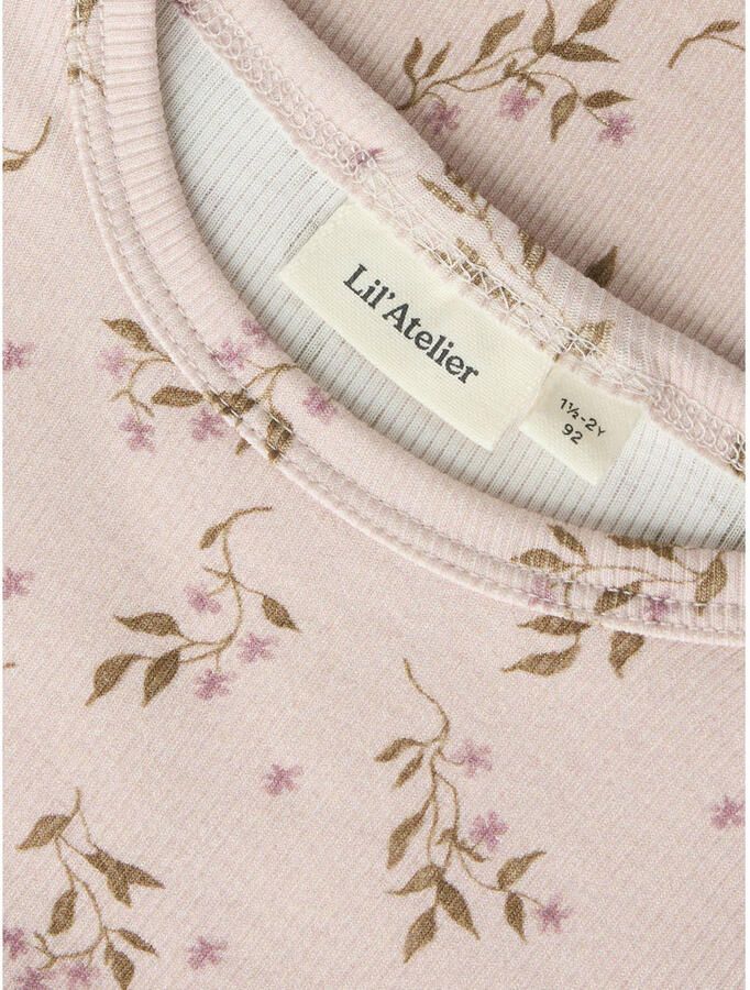 LIL' ATELIER MINI longsleeve roze - Foto 2