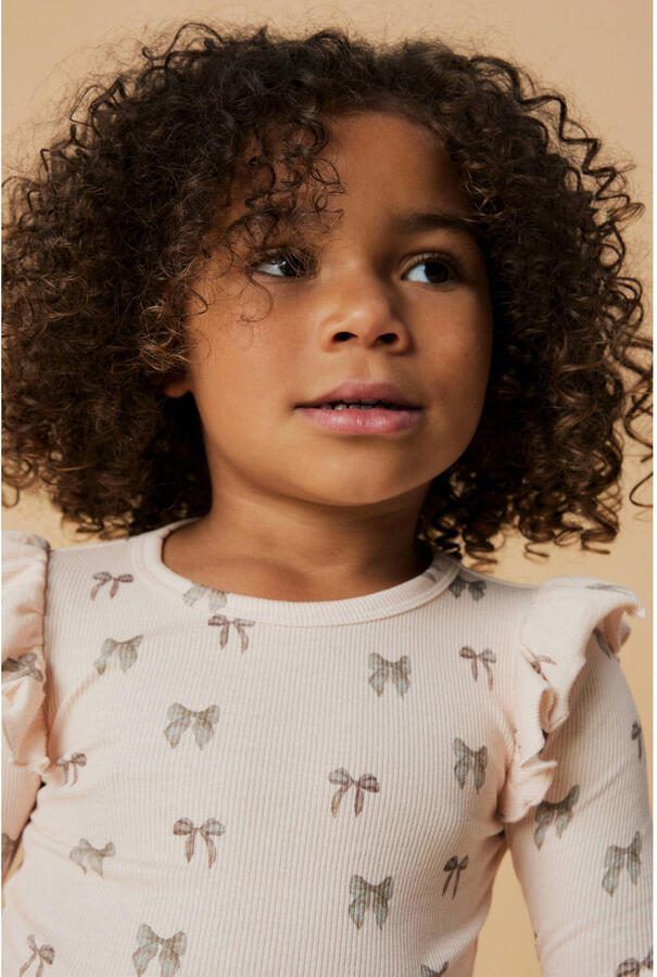 LIL' ATELIER MINI longsleeve zalmroze - Foto 2