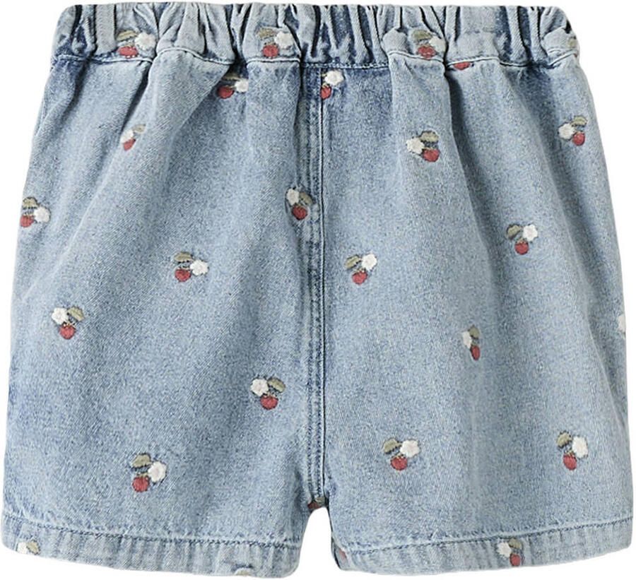 LIL' ATELIER Meisjes Jeans Nmffunda Loose Emb Shorts 2106-fd Lil Lichtblauw - Foto 4