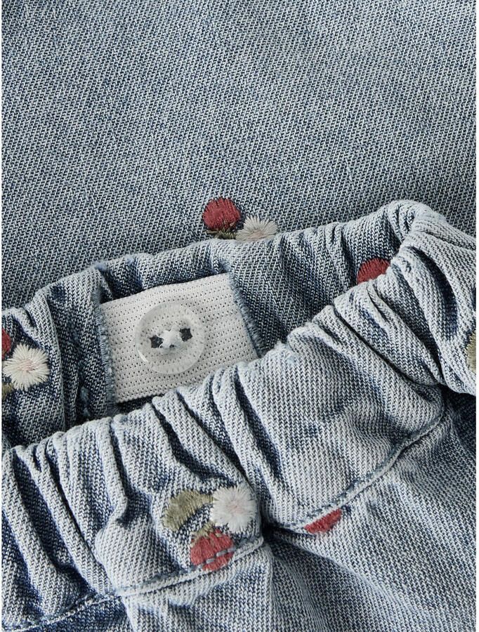 LIL' ATELIER Meisjes Jeans Nmffunda Loose Emb Shorts 2106-fd Lil Lichtblauw - Foto 5