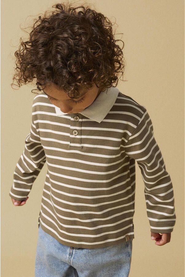 LIL' ATELIER Jongens Polo's & T-shirts Nmmlimia Ls Loose Polo Top Lil Bruin - Foto 4